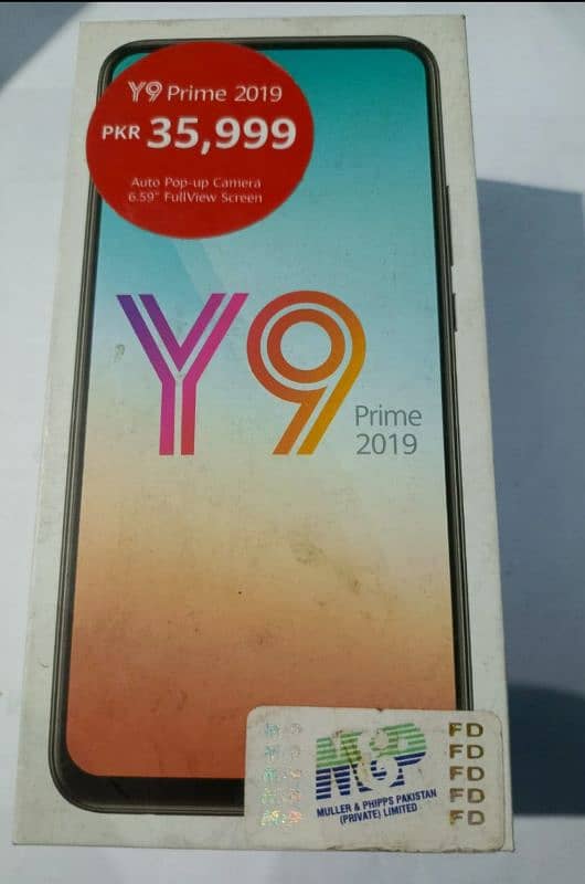 Huawei Y9 Prime 4GB, 128GB in Good condition 1