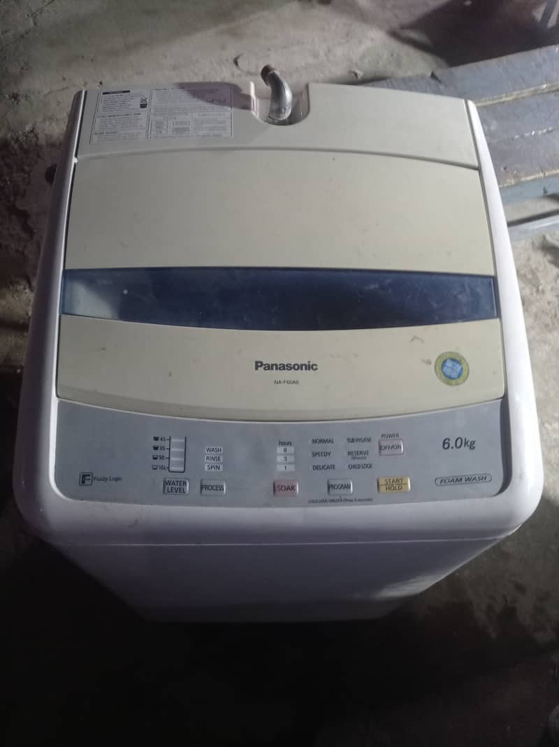 panasonic washing machine 0