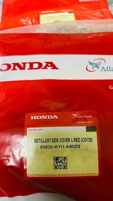 Honda Gunuine Tanki Taapy 2021 Model Red 4