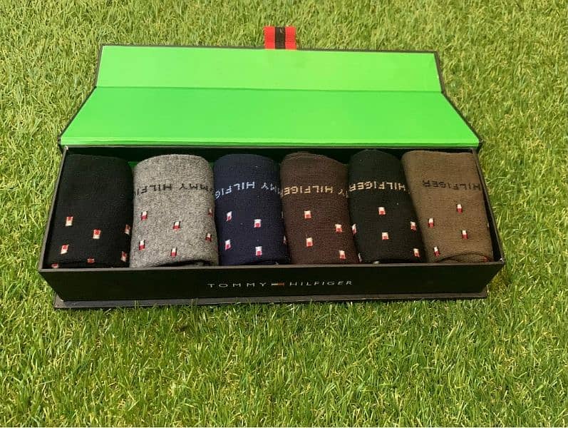 (Gift Box of 6) Premium Tommy Hilfiger Ankle Socks 1