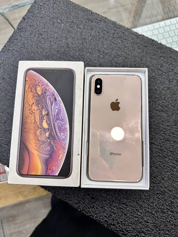 iPhone XS 256 gb pta approved 100 battery  health with  box 0