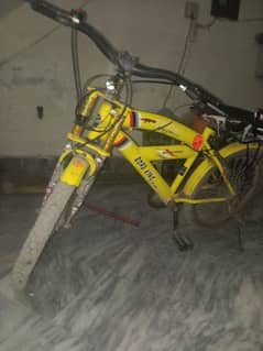 used cycle with light and battery