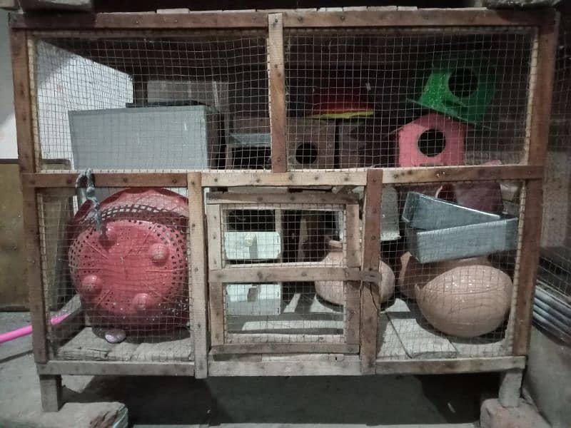 wooden cages & feeding box call & what's app 03003949156 3