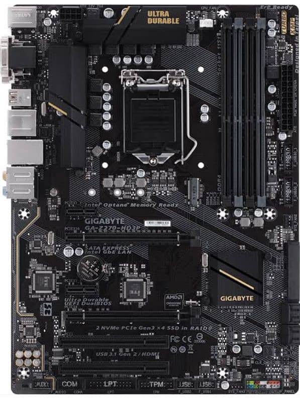 Gigabyte Z270 Mother Bord+processor i7 6th generation 03044491352 0