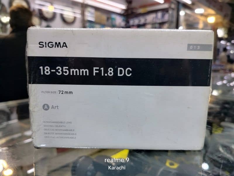 Sigma 18-35mm F/1.8 Art | Canon Mount | Canon 18-35mm 0