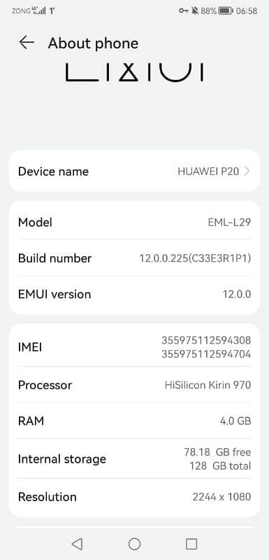 Huawei P 20 (4:128) 3