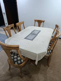 Brand new dinning table with 8 chairs