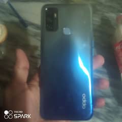 Oppo a 53 just screen change good condition good battery timing