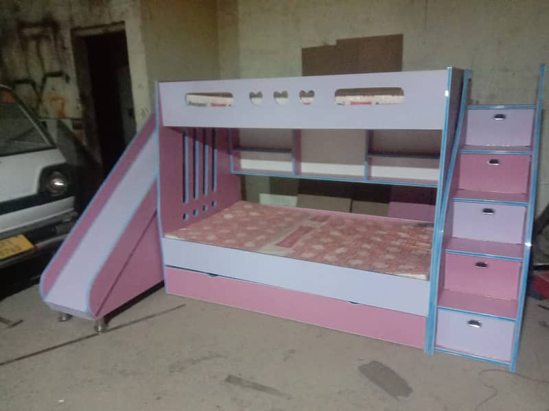 Bunk bed, kids ,furniture, baby bunker, Triple , double | 03234921584 2