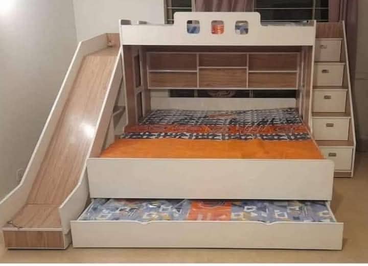 Bunk bed, kids ,furniture, baby bunker, Triple , double | 03234921584 8