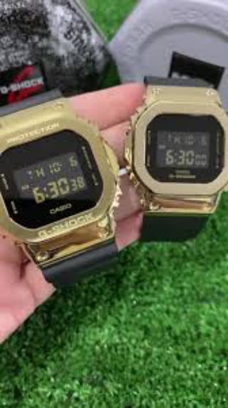 Tough Meets Luxury – Casio G-Shock 5600 Series in Gold color 0