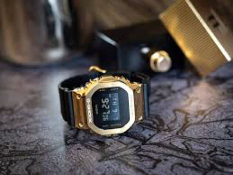 Tough Meets Luxury – Casio G-Shock 5600 Series in Gold color 1