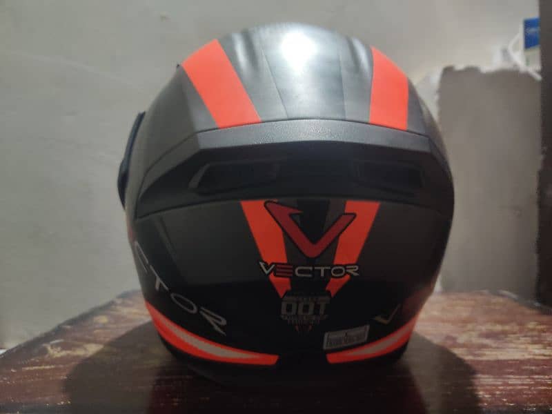 HELMET VECTOR VT-254 FOR MOTORBIKE - FLIPUP - DOT APPROVED- DUAL VISOR 2