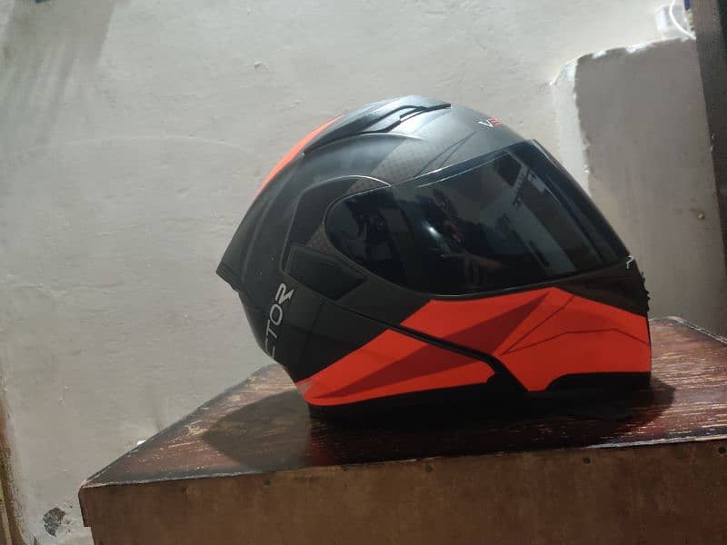 HELMET VECTOR VT-254 FOR MOTORBIKE - FLIPUP - DOT APPROVED- DUAL VISOR 5