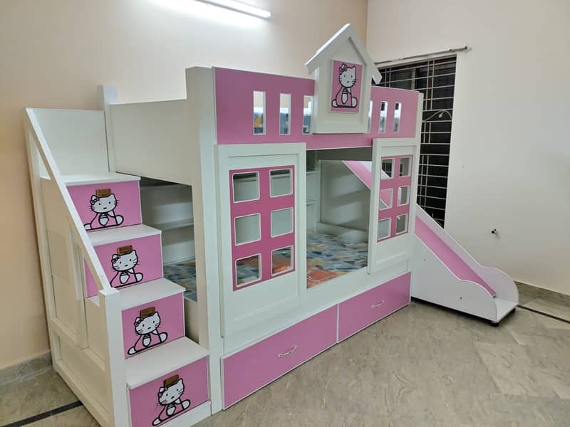 Bunk bed, kids ,furniture, baby bunker, Triple , double | 03234921584 4