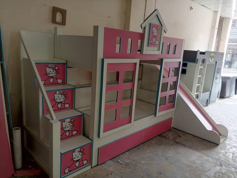 Bunk bed, kids ,furniture, baby bunker, Triple , double | 03234921584 13