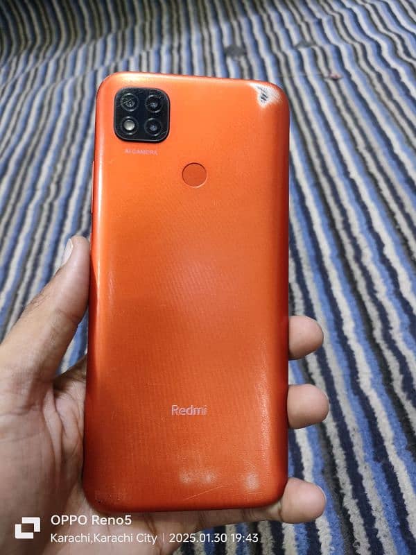 Redmi 9C 3/64 5000mAh bettery PTA approved 2