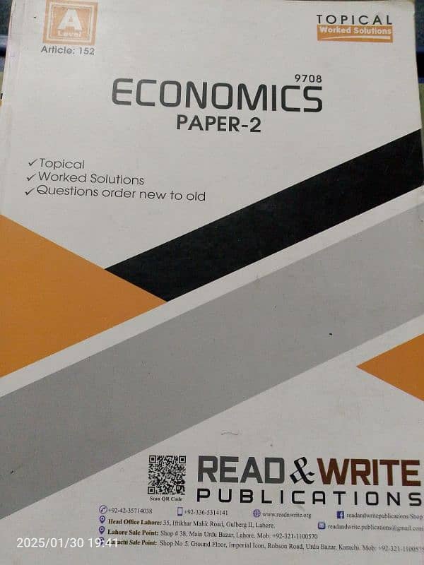 9708/02 Economics As Topical 0