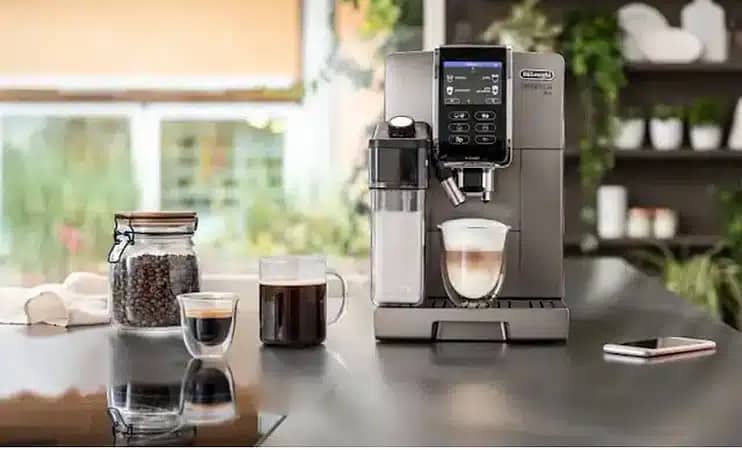 Delonghi coffee machine fully automatic and coffee bean 0