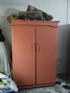 wardrobe and center table urgent sale