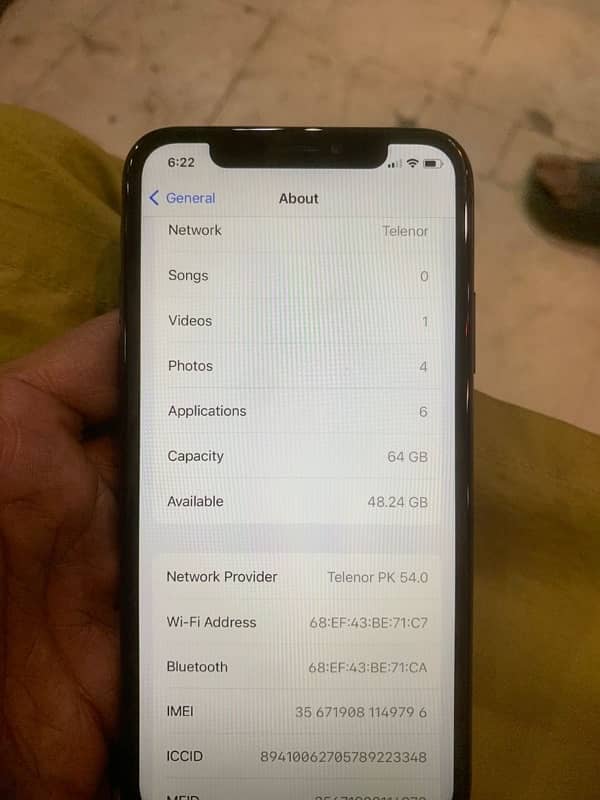 iPhone X Pta prove 4