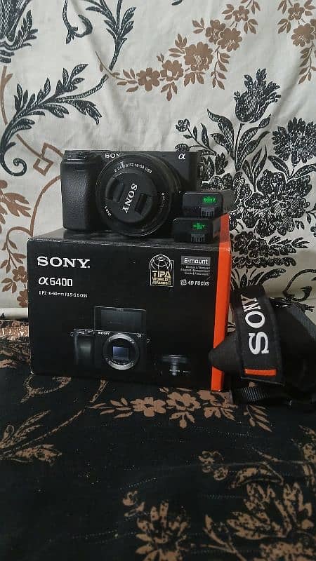 sony A6400 body with kit lens sale 5