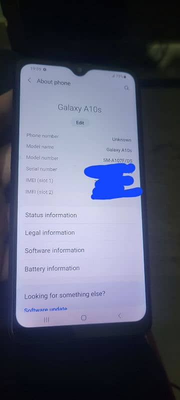 Samsung A10s PTA approve with box and charger 5