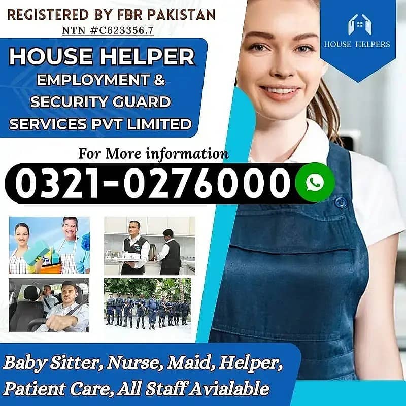 Maids , Nanny , Baby Sitter , Nurse , Chef , Cook , Maid Available etc 11