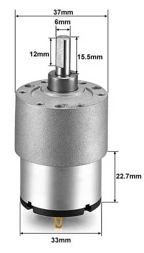 low rpm gear motor 1