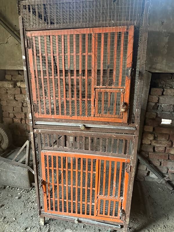 cage for sale hight 6ft  2 potion hi 3 fit ka  sth try hi 1