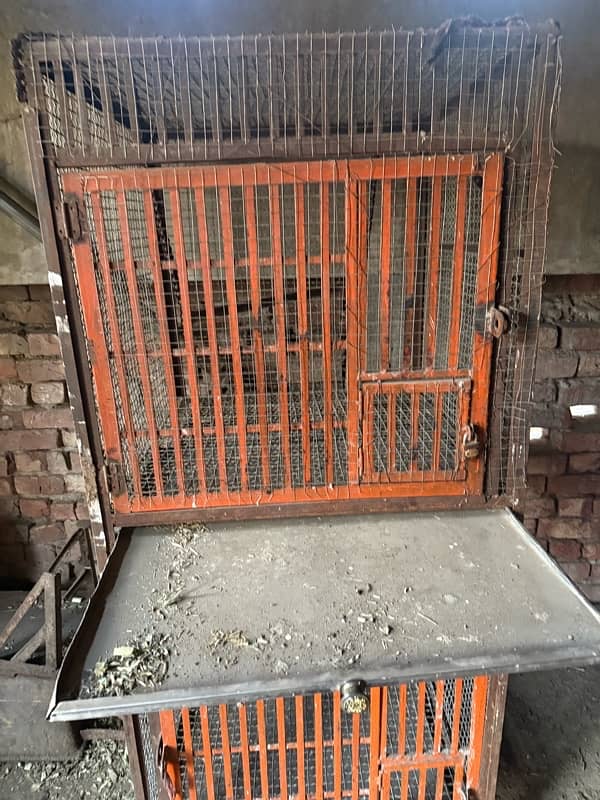 cage for sale hight 6ft  2 potion hi 3 fit ka  sth try hi 4