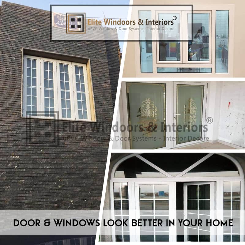 uPVC Windows & Doors Folding Net Imported Almunium life time guarantee 2