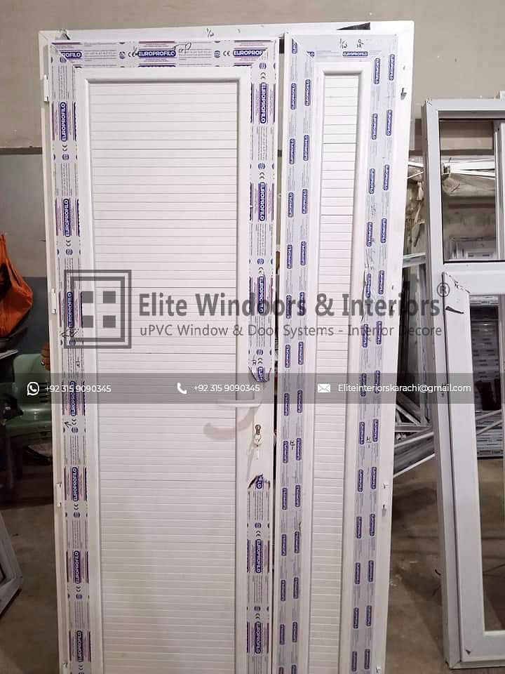 uPVC Windows & Doors Folding Net Imported Almunium life time guarantee 10