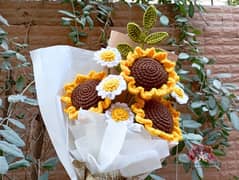 crochet handmade bouquet