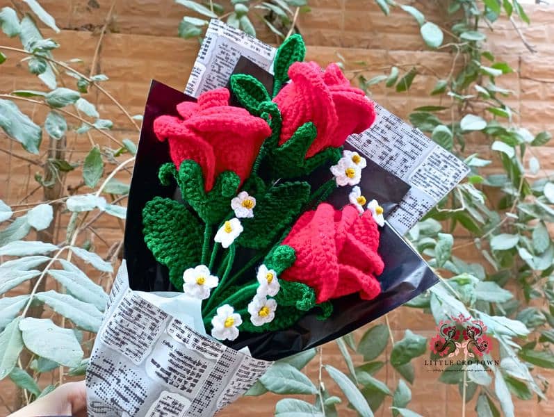 crochet handmade bouquet 2