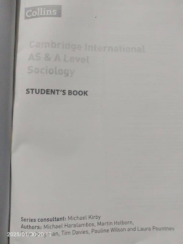 9699 As and A level Sociology. Student's book 2