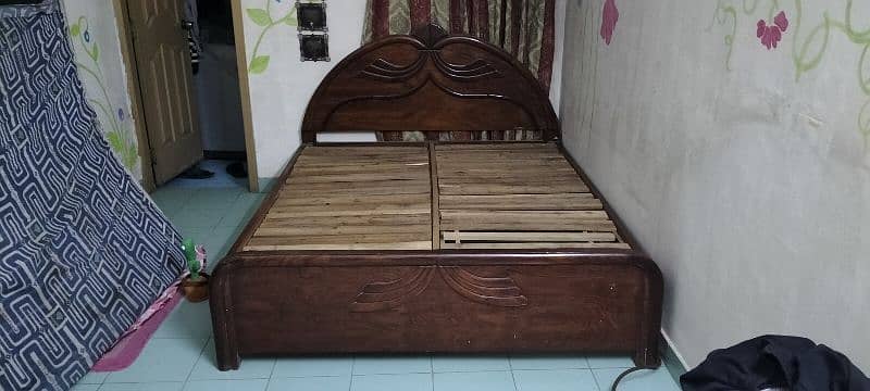 Wooden Bed 1