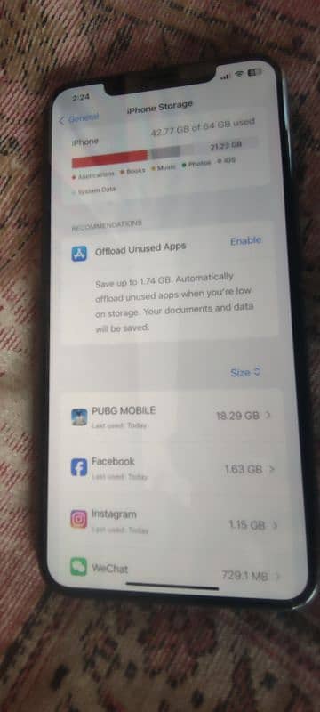 iphone xs max 64gb pta approved 3