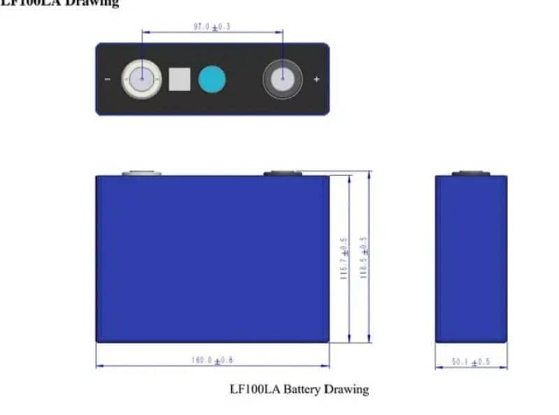 EVE 3.2V 100Ah LF100LA Lithium LiFePO4 Battery Cell (final Price) 7