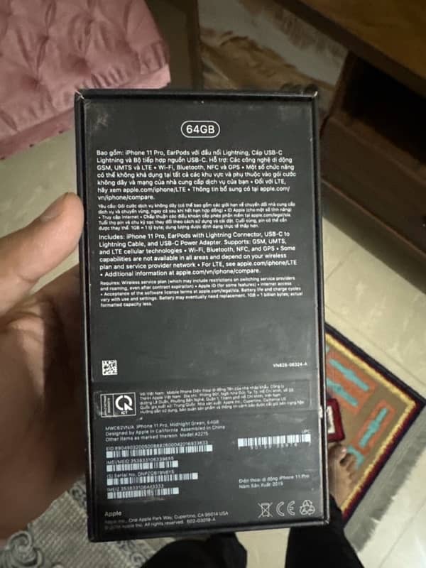 Iphone 11 pro PTA approved with box 4