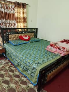 iron bed with mattress for sale