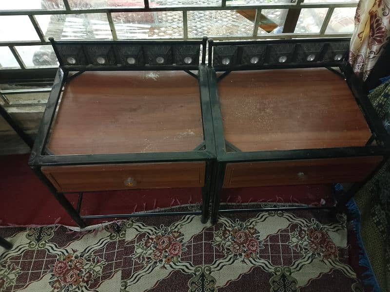 iron bed with mattress for sale 4