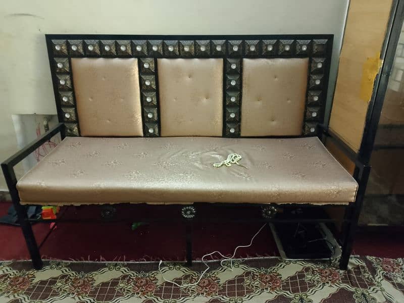 iron bed with mattress for sale 5