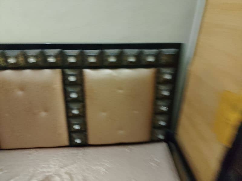 iron bed with mattress for sale 6