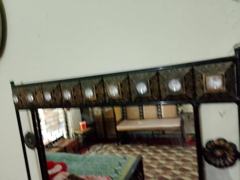 iron bed with mattress for sale 9