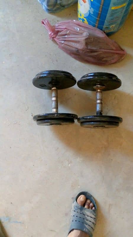 New 5 KG 2 Dumbells 1