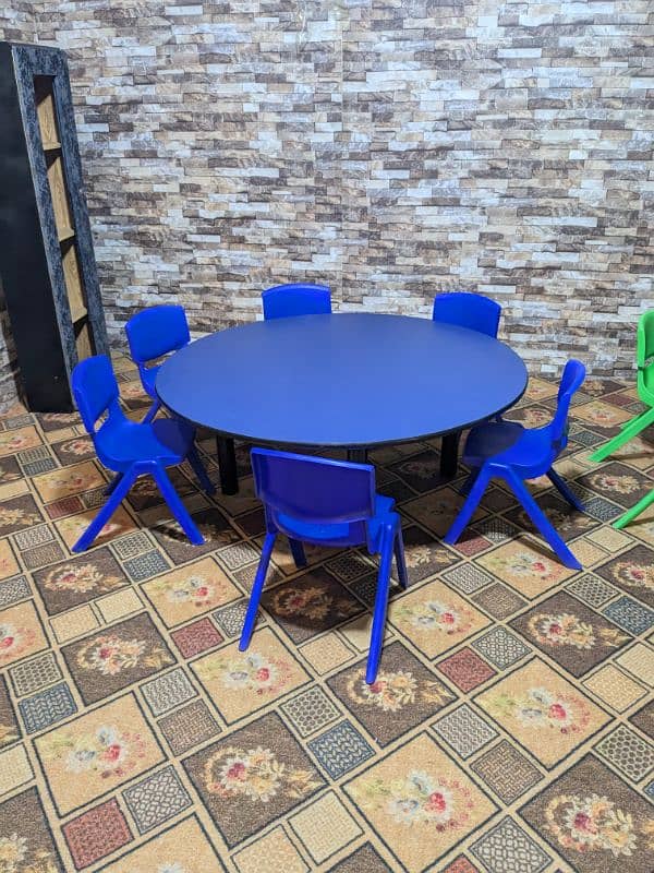 Kids School Chairs And Table 1