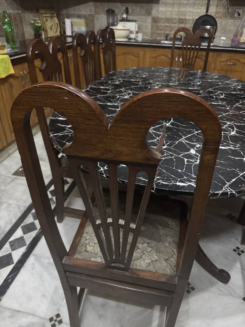 Dining Table set with 8 chairs 2