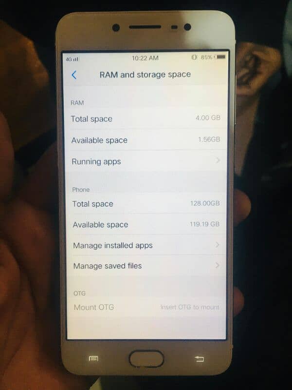 Vivo X7  . . . ram. . . 4 /128 GB 10/8 4