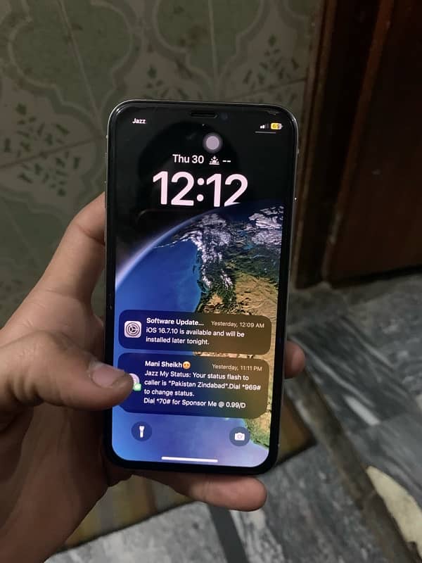 I phone x for sale Pta proved cell: 03016870747 1